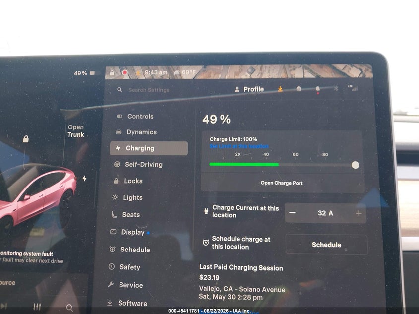 TESLA MODEL 3 2023 VIN 5YJ3E1EA3PF662916
