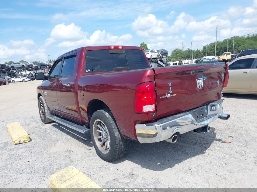 Vin: 3c6rr6lt5gg331045, lot: 45909841, ram 1500 lone star 20163