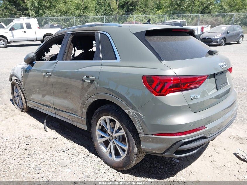 Vin: wa1eecf39s1065964, lot: 45909905, audi q3 premium 45 tfsi s line quattro tiptronic 20253