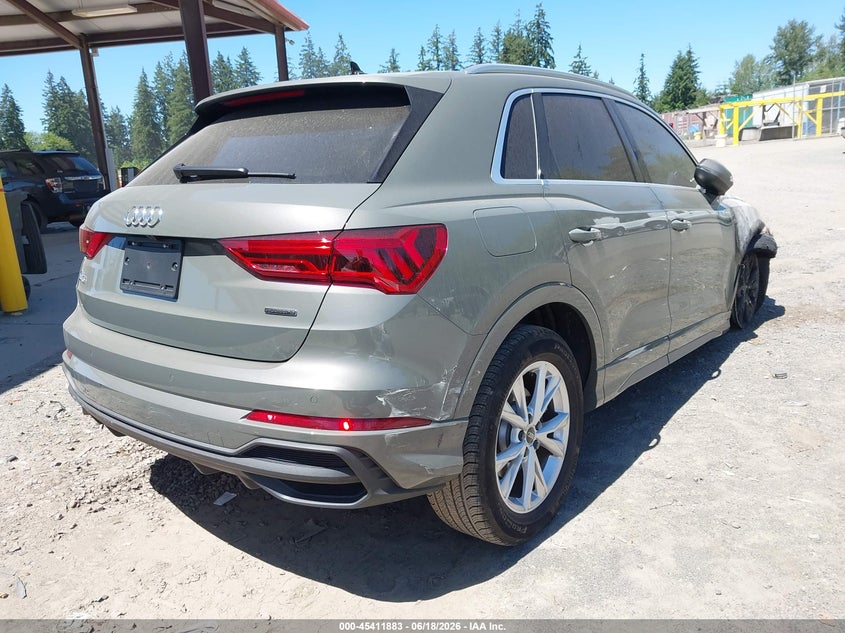 Vin: wa1eecf39s1065964, lot: 45909905, audi q3 premium 45 tfsi s line quattro tiptronic 20254