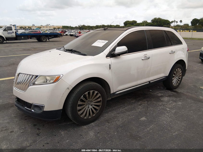 Vin: 2lmdj6jk7cbl11719, lot: 45909906, lincoln mkx 20122