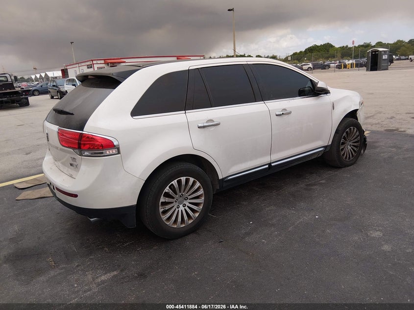 Vin: 2lmdj6jk7cbl11719, lot: 45909906, lincoln mkx 20124