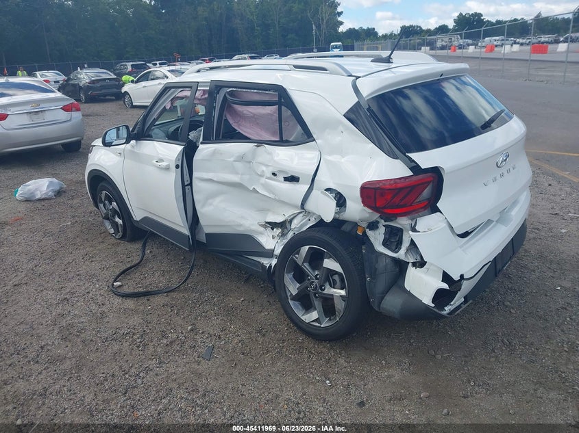 Vin: kmhrc8a31su387669, lot: 45909991, hyundai venue sel 20253