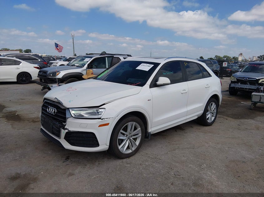Vin: wa1bccfs6jr018343, lot: 45910002, audi q3 2.0t premium/2.0t sport premium 20182