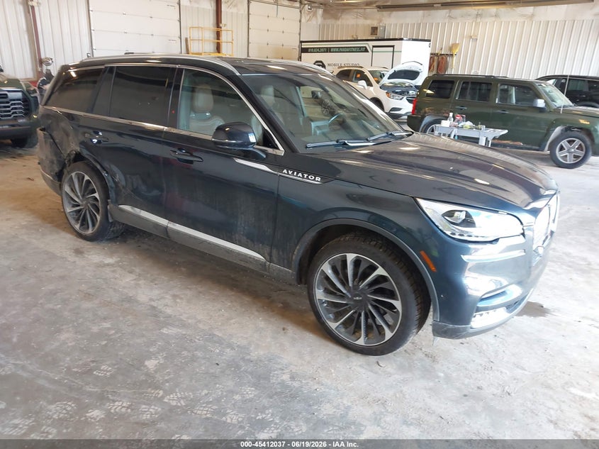 Vin: 5lm5j7xc0pgl24121, lot: 45910059, lincoln aviator reserve 20231