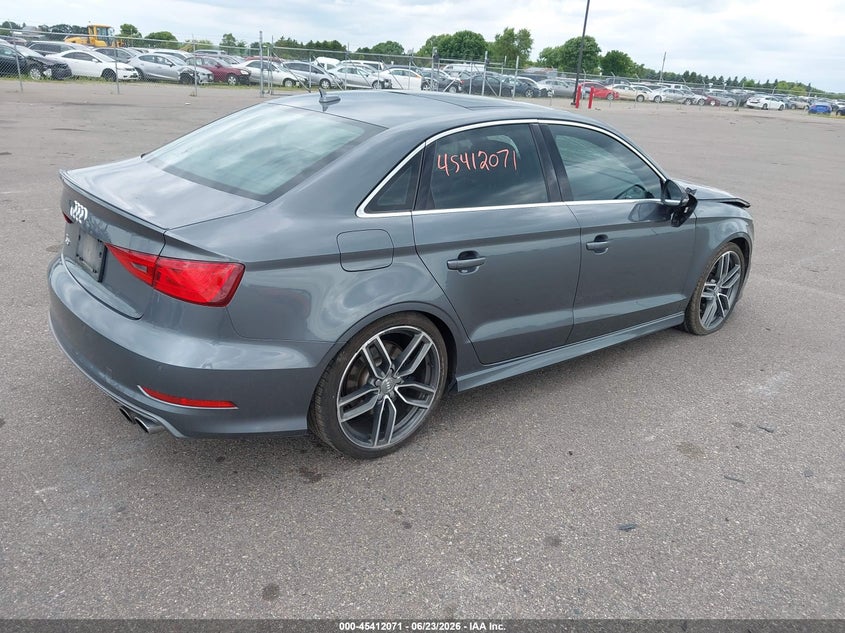 2015 AUDI S3 auction photo 4