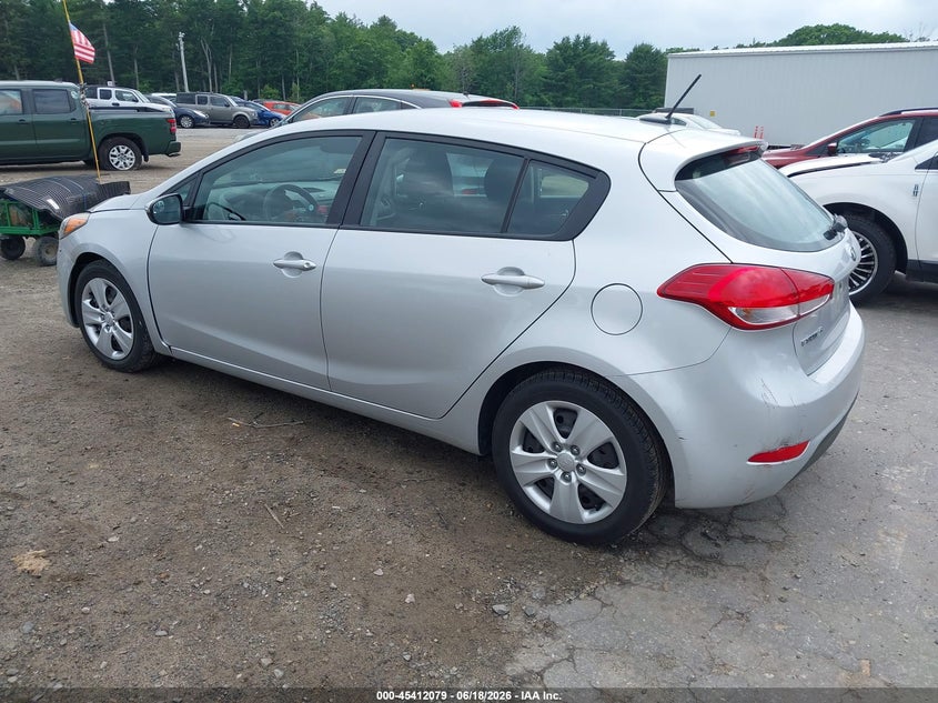 2016 KIA FORTE HATCHBACK 2.0L I-4 DI, DOHC, VVT, 173HP