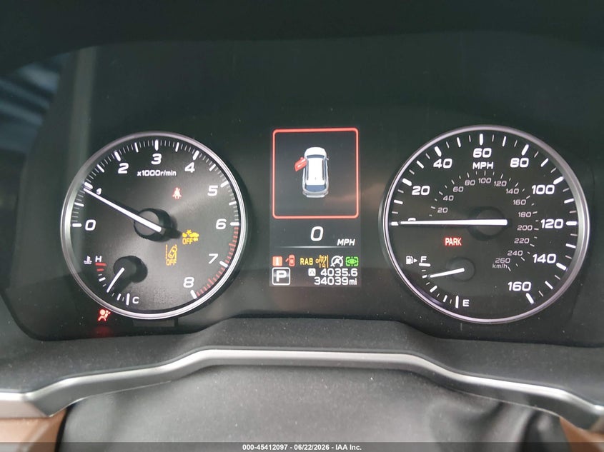2024 SUBARU OUTBACK auction photo 7