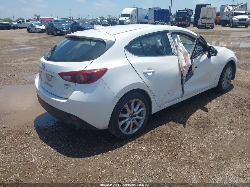 Vin: jm1bm1n39g1277739, lot: 45910123, mazda mazda3 s grand touring 20164