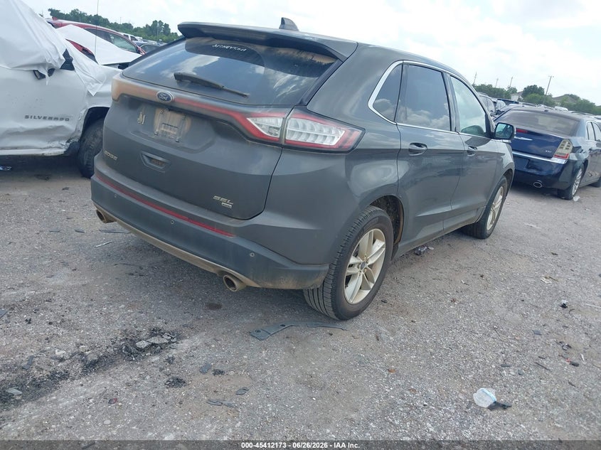 Vin: 2fmpk4j87gbc21703, lot: 45910195, ford edge sel 20164