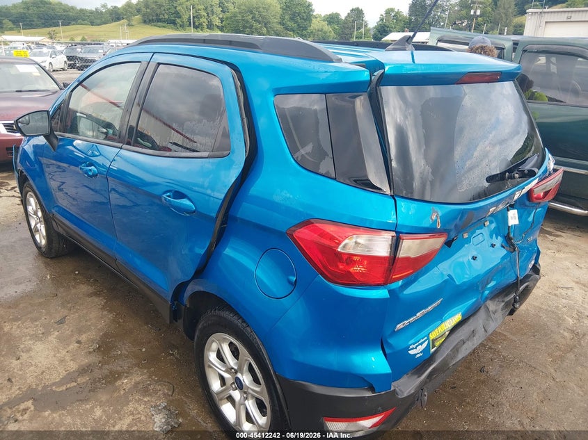 VIN MAJ6P1UL3JC242903 2018 FORD ECOSPORT SE