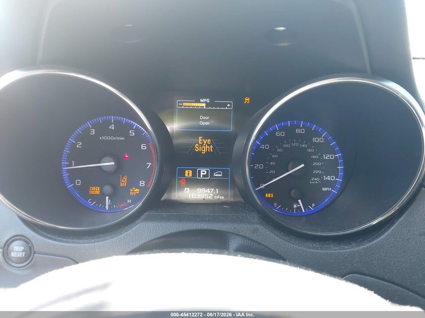 2016 SUBARU OUTBACK auction photo 7