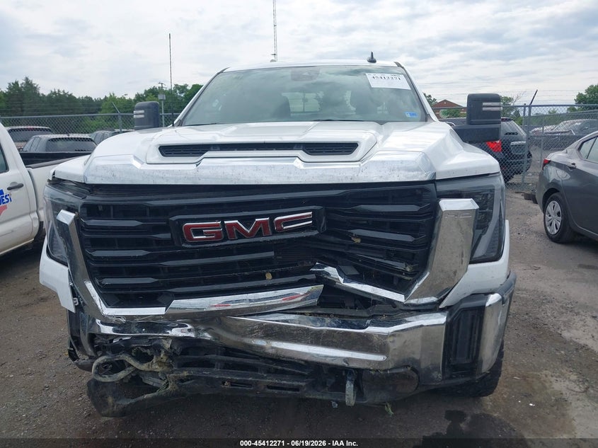 2024 GMC Sierra 2500Hd 4Wd Long Bed Pro VIN: 1GT59LE79RF383336 Lot: 45412271