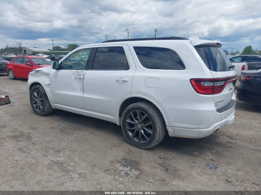 Vin: 1c4rdjdg3hc785553, lot: 45910377, dodge durango gt awd 20173