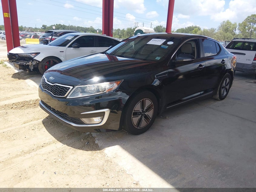 2013 Kia Optima Hybrid Lx KNAGM4ADXD5055458 photo 1