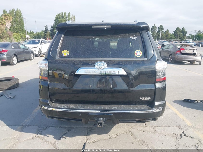 2018 Toyota 4Runner Limited VIN: JTEBU5JR4J5582241 Lot: 45412419