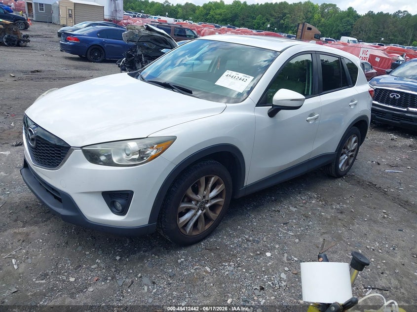 Vin: jm3ke2dy0f0543841, lot: 45910464, mazda cx-5 grand touring 20152
