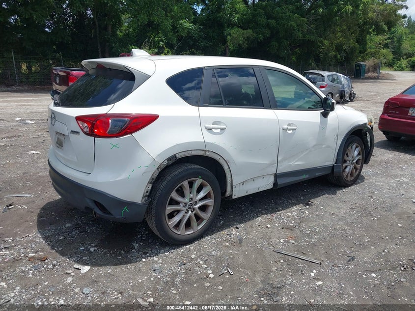 Vin: jm3ke2dy0f0543841, lot: 45910464, mazda cx-5 grand touring 20154