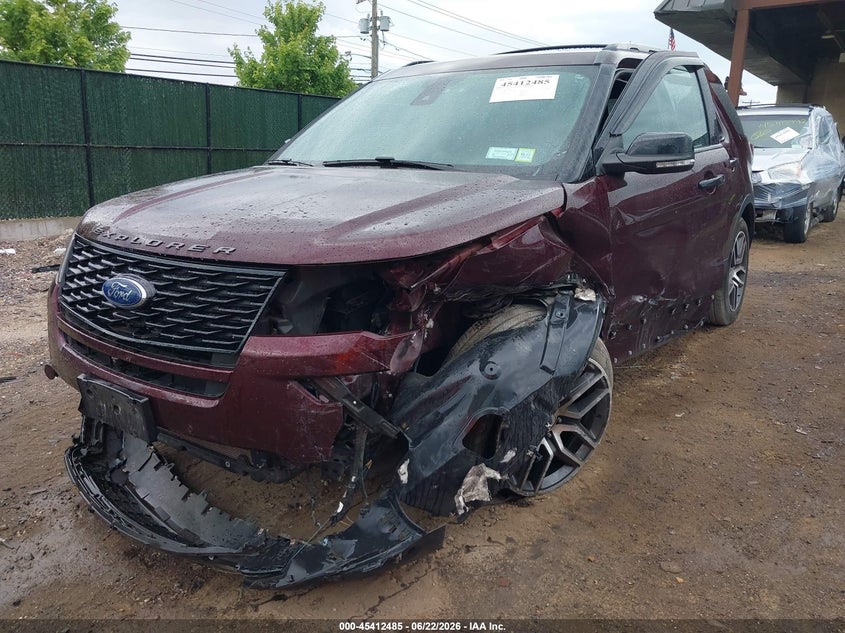 2018 FORD EXPLORER auction photo 2