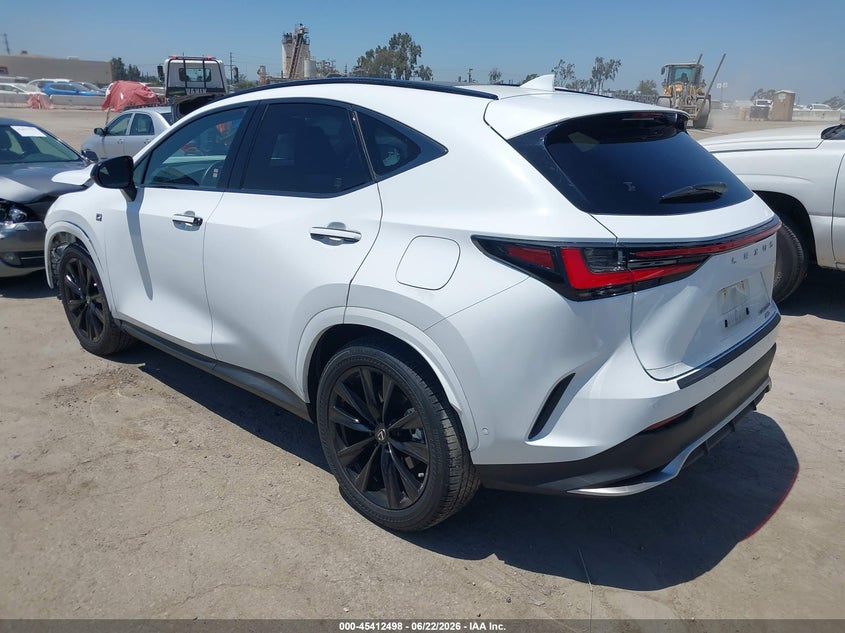 Vin: jtjkkcfz4s2056649, lot: 45910520, lexus nx 450h+ f sport handling 20253
