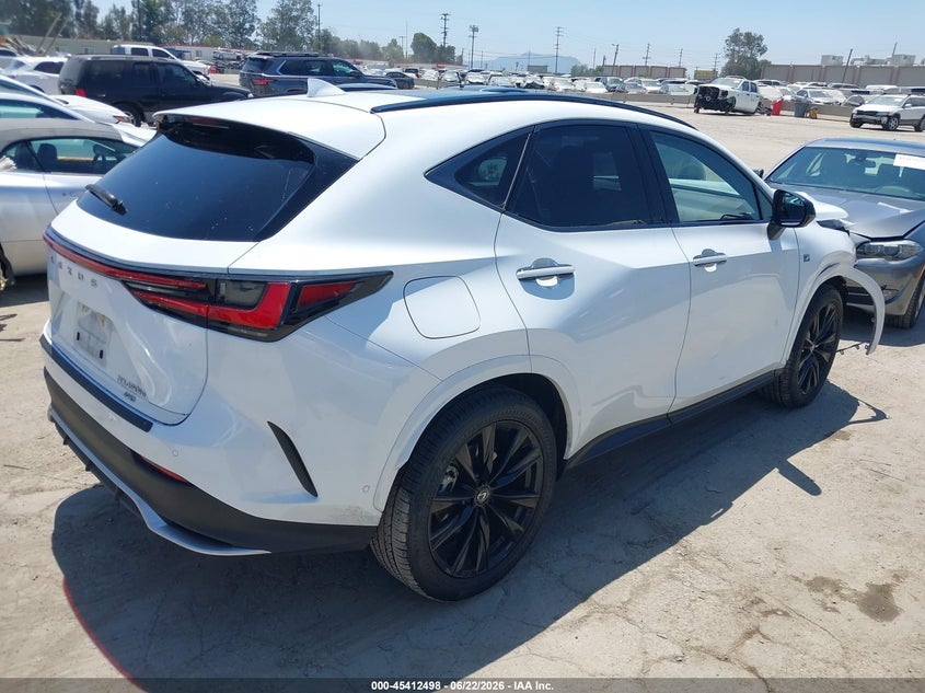 Vin: jtjkkcfz4s2056649, lot: 45910520, lexus nx 450h+ f sport handling 20254