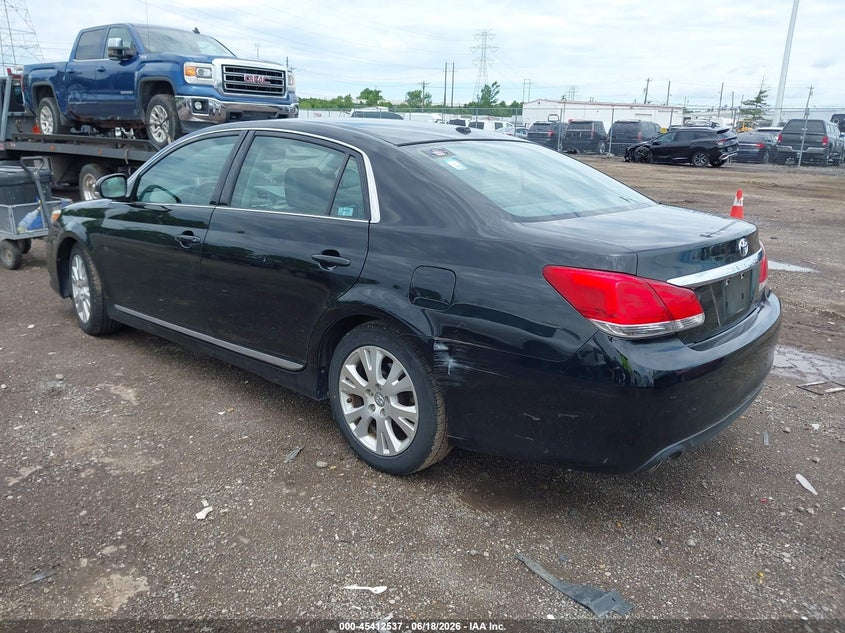 2012 TOYOTA AVALON SEDAN 3.5L V-6 DOHC, VVT, 268HP