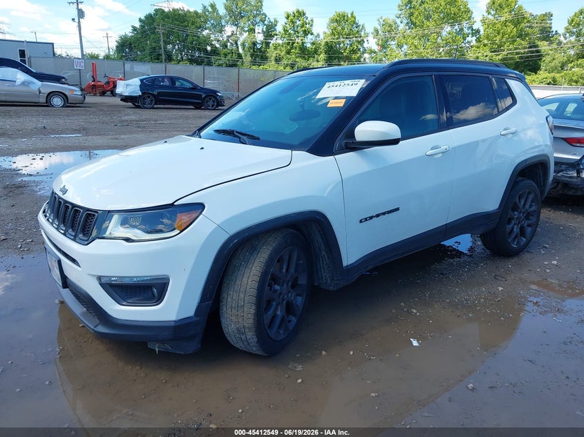 Vin: 3c4njdcb4lt168979, lot: 45910571, jeep compass high altitude 4x4 20202