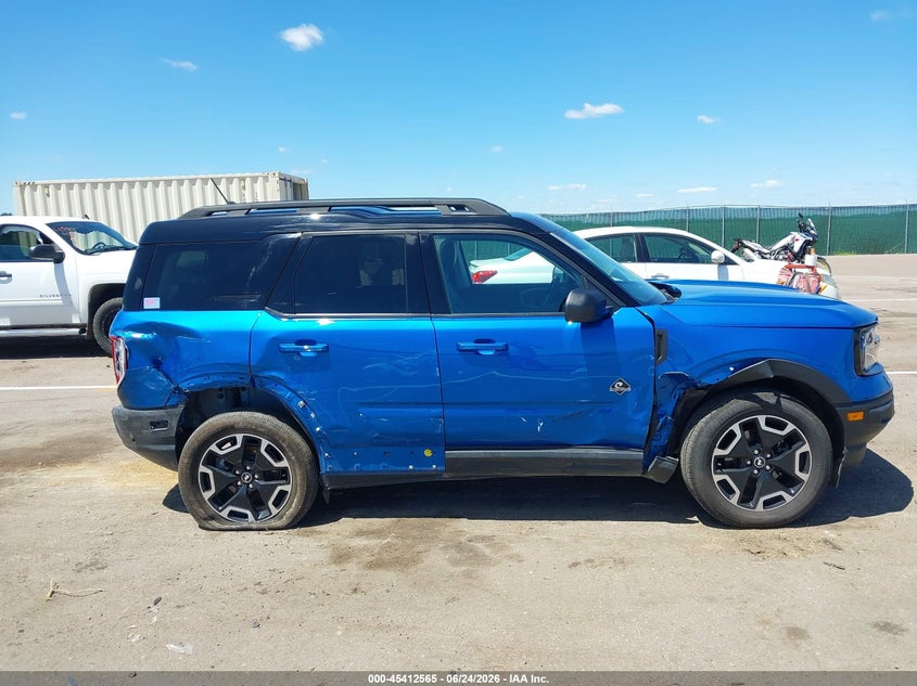 2022 Ford Bronco Sport Outer Banks VIN: 3FMCR9C66NRE24938 Lot: 45412565