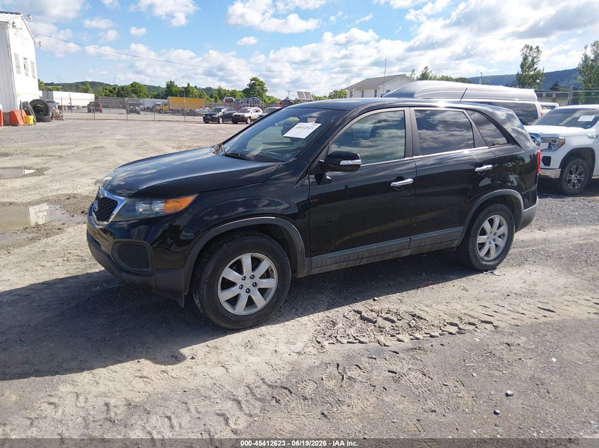 Vin: 5xykt3a14bg008026, lot: 45910646, kia sorento lx 20112