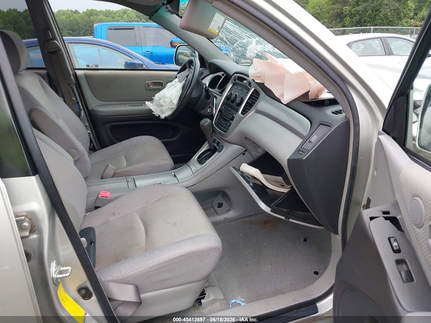 2004 TOYOTA HIGHLANDER SPORT UTILITY VEHICLE 3.3L V-6 DOHC, VVT, 230HP