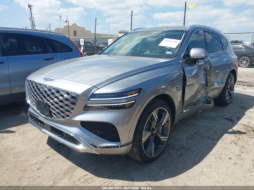 Vin: kmuhcesb4su287244, lot: 45910723, genesis gv80 2.5t prestige awd 20252