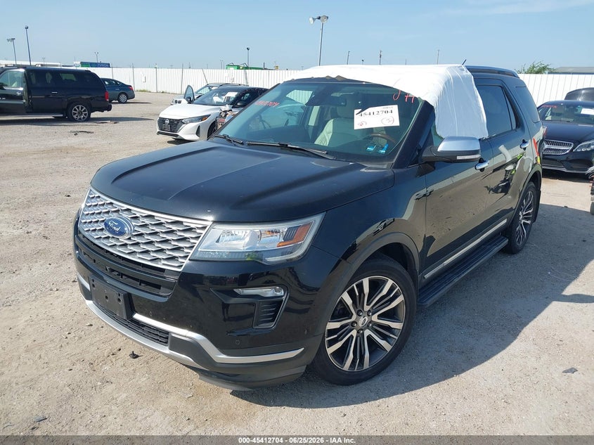 Vin: 1fm5k8ht2jgb02353, lot: 45910726, ford explorer platinum 20182