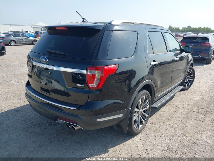 Vin: 1fm5k8ht2jgb02353, lot: 45910726, ford explorer platinum 20184