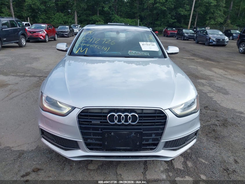 2014 Audi A4 2.0T Premium VIN: WAUHFAFL8EN019055 Lot: 45412726