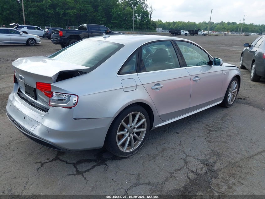 Vin: wauhfafl8en019055, lot: 45910748, audi a4 2.0t premium 20144