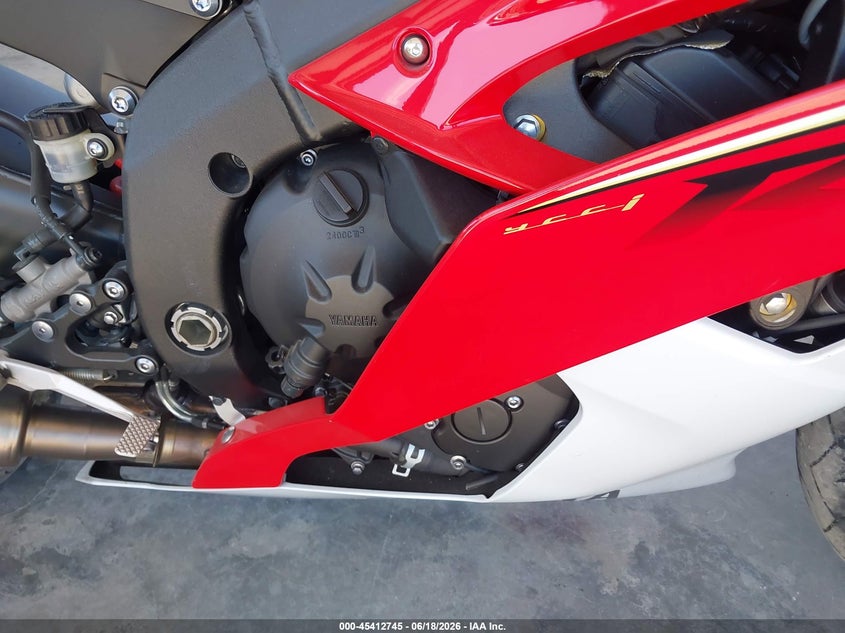 2013 Yamaha Yzfr6 VIN: JYARJ16E8DA030128 Lot: 45412745