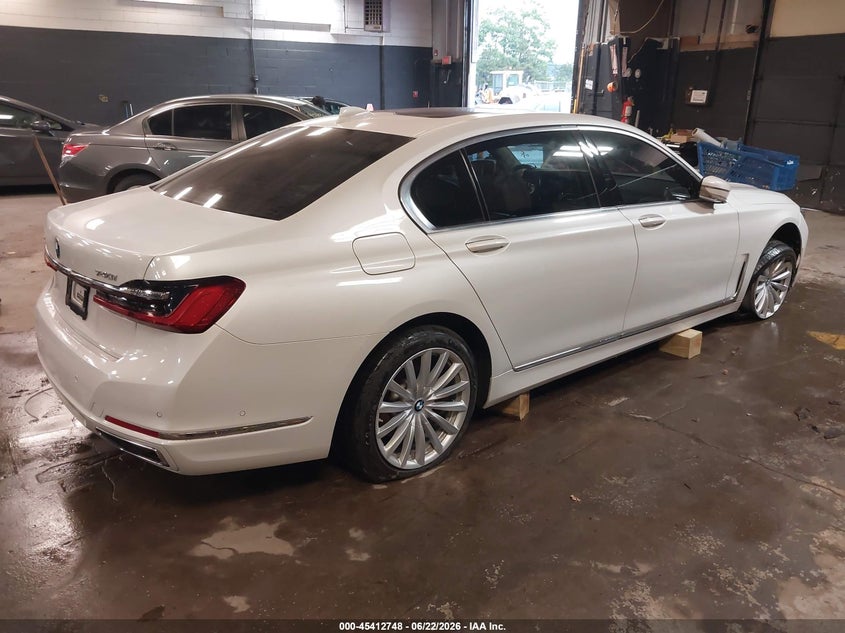 Vin: wba7t4c00nch24205, lot: 45910770, bmw 740 i xdrive 20224
