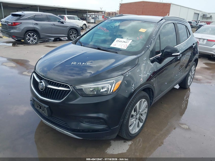 Vin: kl4cjasb8kb864925, lot: 45910869, buick encore fwd preferred 20192