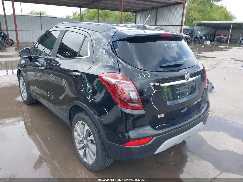 Vin: kl4cjasb8kb864925, lot: 45910869, buick encore fwd preferred 20193
