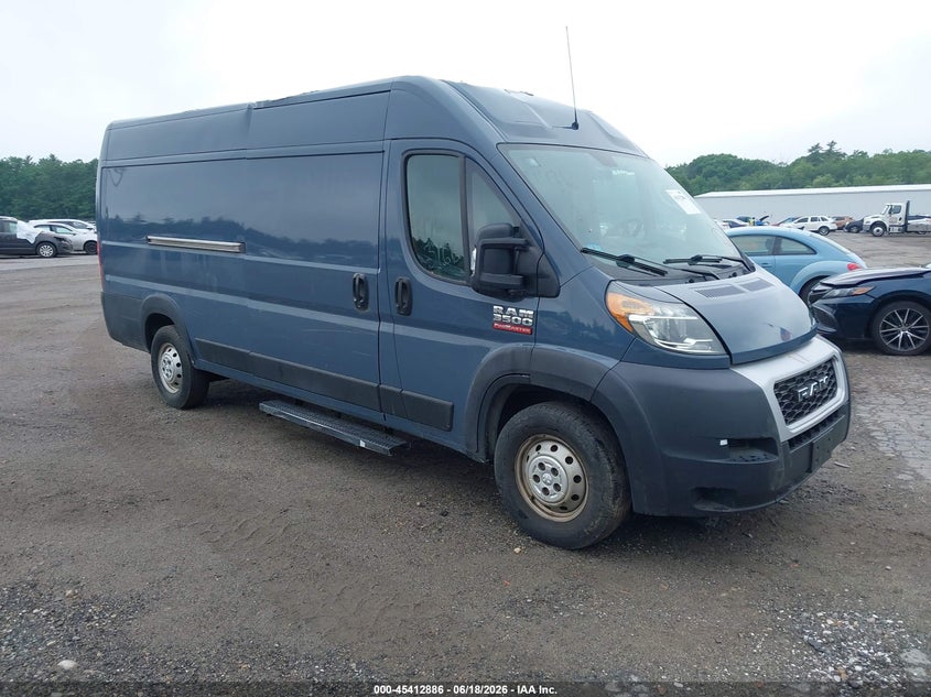 Vin: 3c6urvjg9le124822, lot: 45910908, ram promaster 3500 cargo van high roof 159 wb ext 2020 img_1