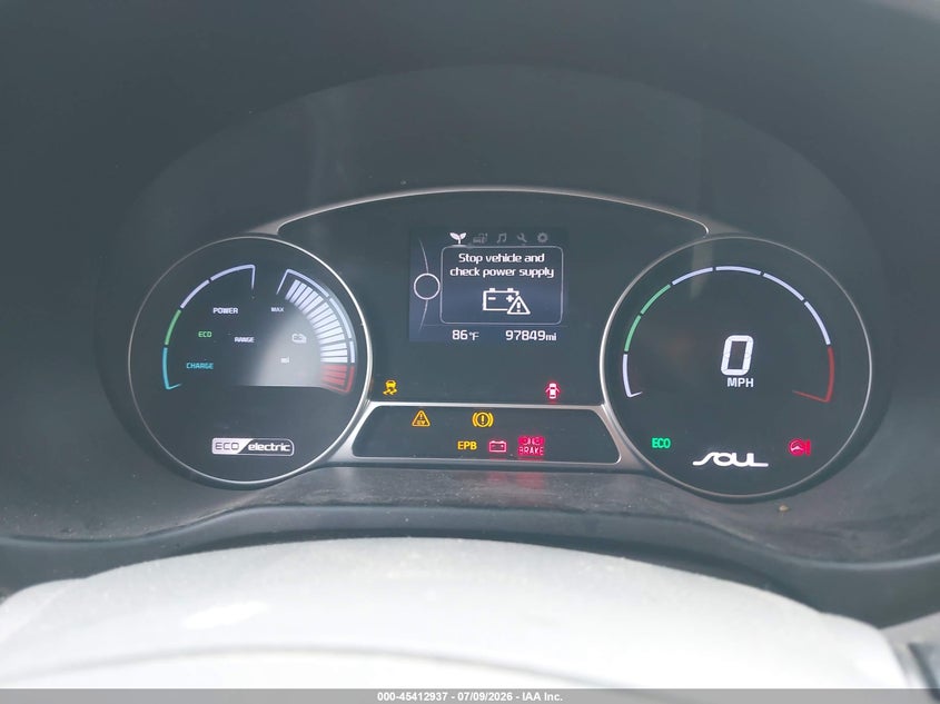 2016 Kia Soul Ev VIN: KNDJP3AE5G7012982 Lot: 45412937