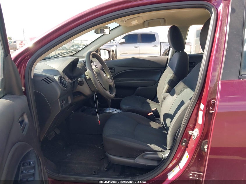 2019 MITSUBISHI MIRAGE SEDAN 1.2L I-3 DOHC, VVT, 78HP