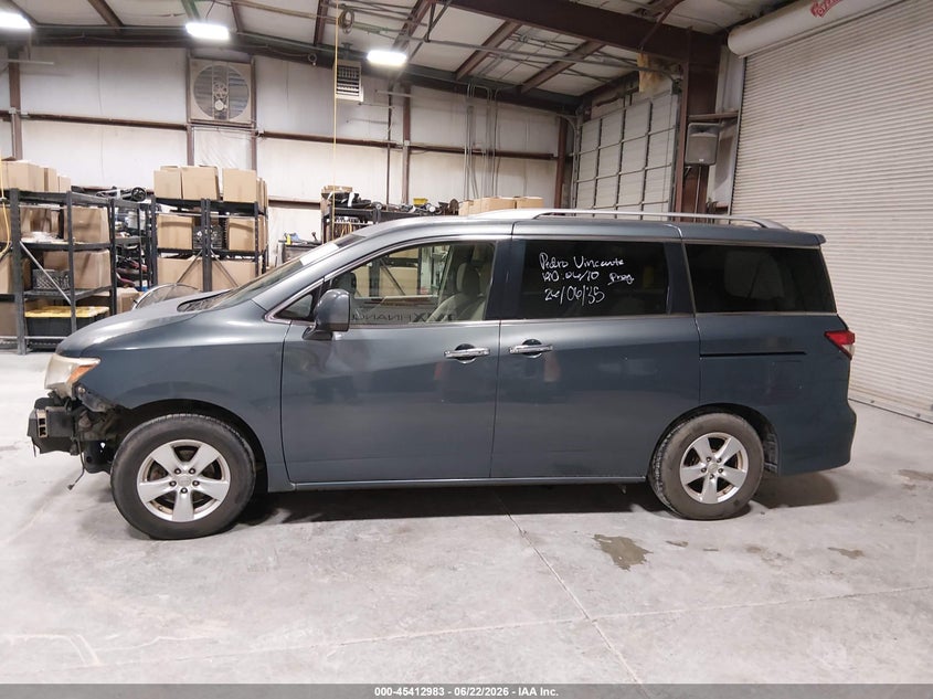 2011 Nissan Quest Sv VIN: JN8AE2KPXB9003518 Lot: 45412983