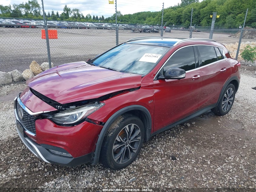 Vin: sjkch5cr3ka009945, lot: 45911006, infiniti qx30 essential 20192