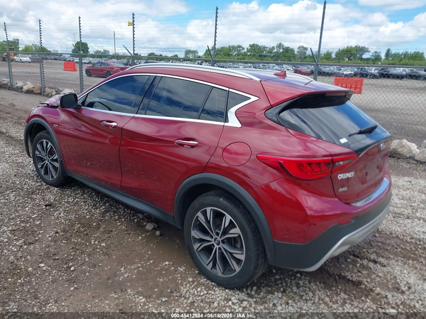 Vin: sjkch5cr3ka009945, lot: 45911006, infiniti qx30 essential 20193