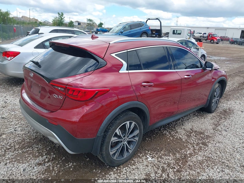 Vin: sjkch5cr3ka009945, lot: 45911006, infiniti qx30 essential 20194