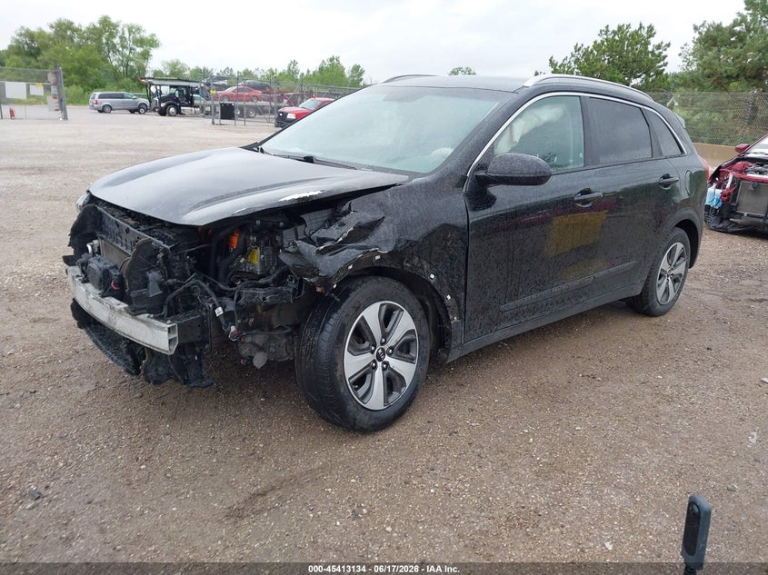 Vin: kndcb3lc4h5048842, lot: 45911156, kia niro lx 20172