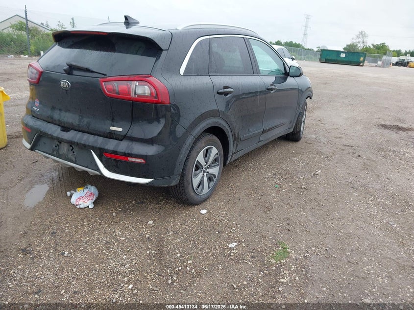Vin: kndcb3lc4h5048842, lot: 45911156, kia niro lx 20174