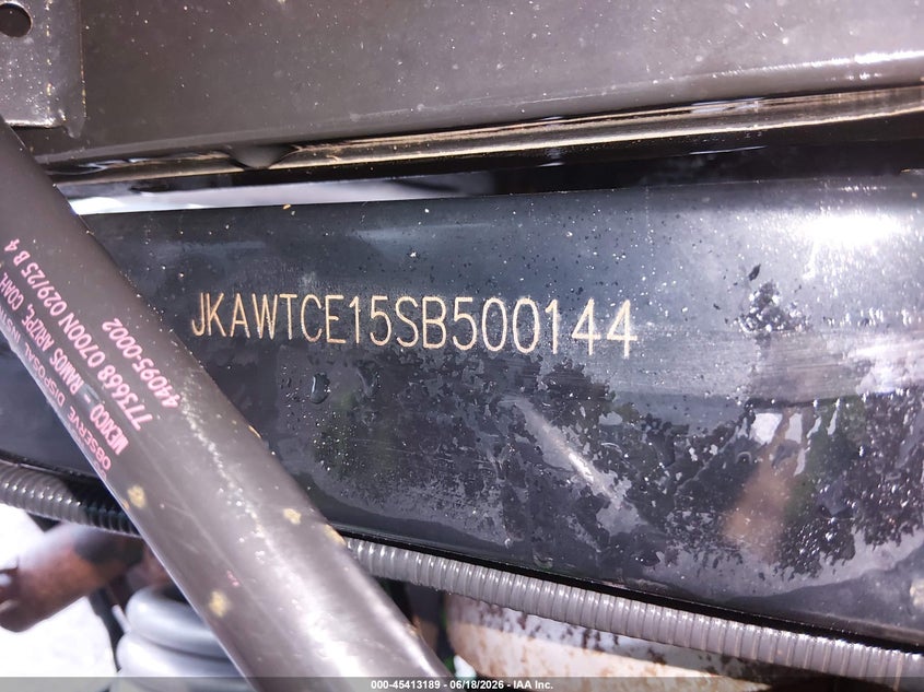 2025 Kawasaki Kwt1000 E VIN: JKAWTCE15SB500144 Lot: 45413189