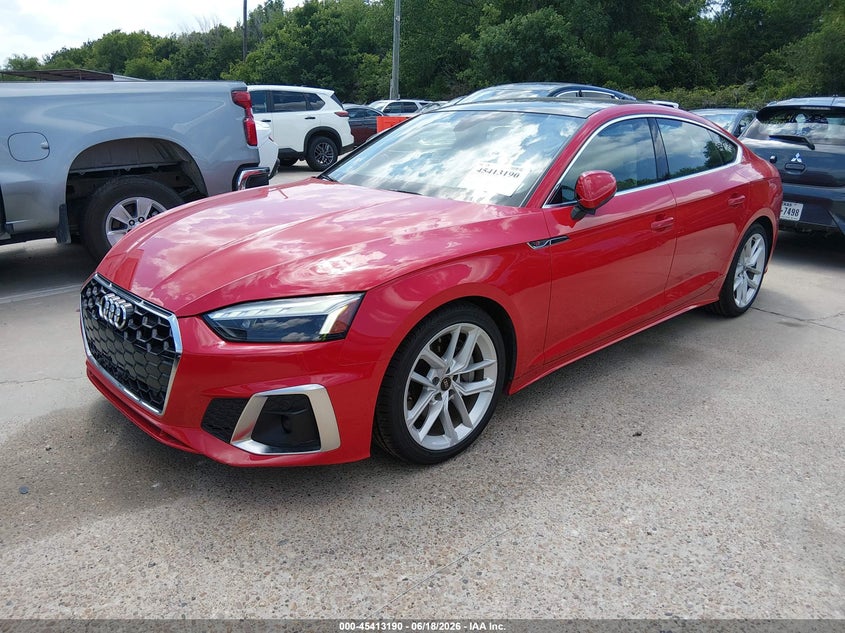 Vin: waufacf58ra020321, lot: 45911212, audi a5 sportback premium plus 45 tfsi quattro s tronic 20242